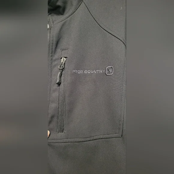 Free Country Men's Performance Jacket in Black - Picture 5 of 9